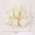 AGF00213 - Ivory Feather & Flower Fascinator On Clip