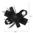AGF00213 - Black Feather & Flower Fascinator On Clip