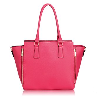 AG00314A - Wholesale & B2B Pink Zipper Tote Bag Supplier & Manufacturer