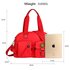 AG00541 - Red Duffle Shoulder Bag