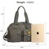 AG00541 - Wholesale & B2B Grey Duffle Shoulder Bag Supplier & Manufacturer