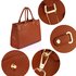 AG00521 - Brown Women's Large Tote Shoulder Bag
