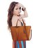 AG00522 - Brown Women's Tote Shoulder Handbag