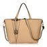 AG00522 - Beige Women's Tote Shoulder Handbag