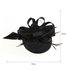 AGF00224 - Black Feather Hair Fascinator