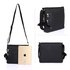 AG00544 - Black Cross Body Shoulder Bag With Bag Charm