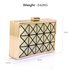 LSE0057A - Gold Hard Metal Box Clutch