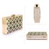 LSE0057A - Gold Hard Metal Box Clutch