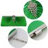 LSE00221 - Green Satin Clutch Bag With Crystal Decoration