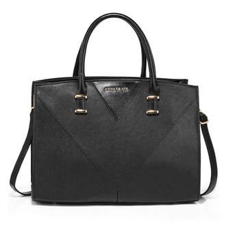 AG00519 - Black Anna Grace Shoulder Bag
