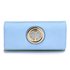 LSP1039A - Blue Purse/Wallet with Metal Decoration