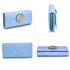 LSP1039A - Blue Purse/Wallet with Metal Decoration