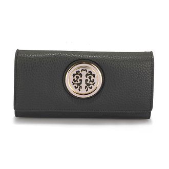 LSP1039A - Grey Purse/Wallet with Metal Decoration