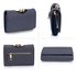 LSP1065A - Navy Kisslock Clutch Wallet