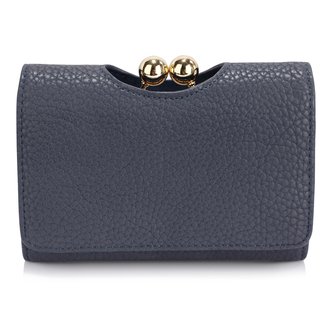 LSP1065A - Navy Kisslock Clutch Wallet