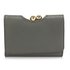 LSP1065A - Grey Kisslock Clutch Wallet