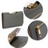 LSP1065A - Grey Kisslock Clutch Wallet