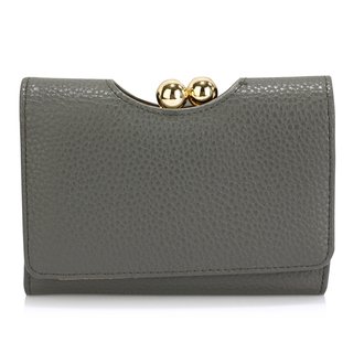 LSP1065A - Grey Kisslock Clutch Wallet