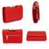 LSP1065A - Red Kisslock Clutch Wallet