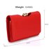 LSP1065A - Red Kisslock Clutch Wallet