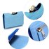 LSP1065A - Blue Kisslock Clutch Wallet