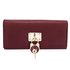 LSP1054A - Burgundy Padlock Purse / Wallet