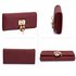 LSP1054A - Plum Padlock Purse / Wallet