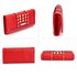 LSP1041A - Red Purse/Wallet With Crystal Decoration