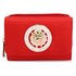 AGP1064A - Red Purse/Wallet with Metal Decoration