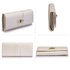 LSP1055A - Ivory Twist Lock Purse/Wallet