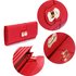LSP1055A - Red Twist Lock Purse/Wallet