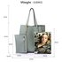 AG00549 - Blue Tote Bag With Removable Pouch