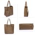 AG00549 - Nude Tote Bag With Removable Pouch