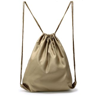 AGD005 - Beige Drawstring Backpack