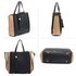 AG00550 - Black / Nude Tassel Shoulder Handbag