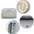 AGP1052A - Blue Purse/Wallet with Metal Decoration