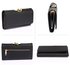 AGP1070 - Black Kisslock Clutch Wallet