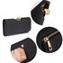 AGP1070 - Black Kisslock Clutch Wallet