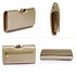 AGP1070 - Gold Kisslock Clutch Wallet