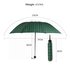 AGU0012 - Green Window Pane Check Manual Open Umbrella