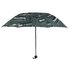 AGU0013 - Green Newspaper Print Manual Open Umbrella