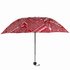 AGU0013 - Red Newspaper Print Manual Open Umbrella