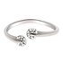 AGR0034 - Silver Crystal Adjustable Fashion Ring