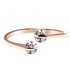 AGR0035 - Gold Crystal Adjustable Fashion Ring