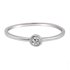 AGR0043 - Silver Sparkle Crystal Engagement Ring