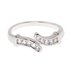 AGR0051 - Silver Sparkle Crystal Fashion Ring