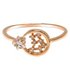 AGR0065 - Gold Sparkle Crystal Fashion Ring