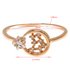AGR0065 - Gold Sparkle Crystal Fashion Ring
