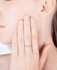 AGR0074 - Silver Sparkle Crystal Adjustable Swan Fashion Ring