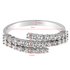 AGR0082 - Silver Crystal Engagement Fashion Ring